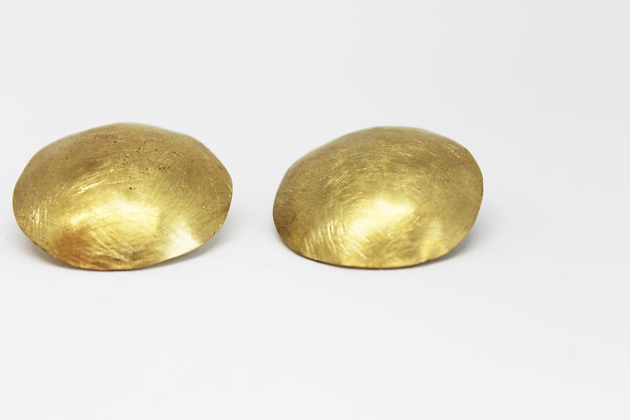 Big Round earrings / Plain