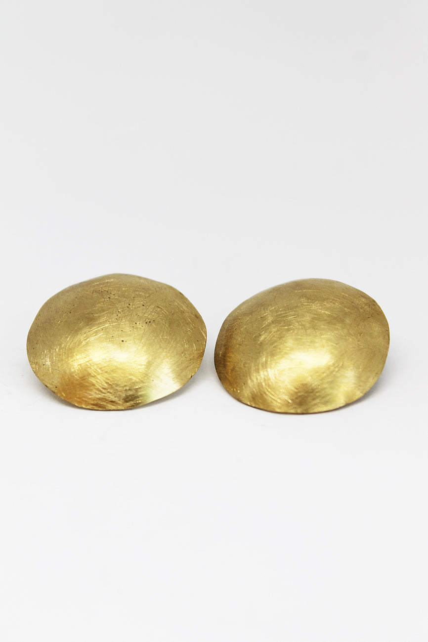 Big Round earrings / Plain