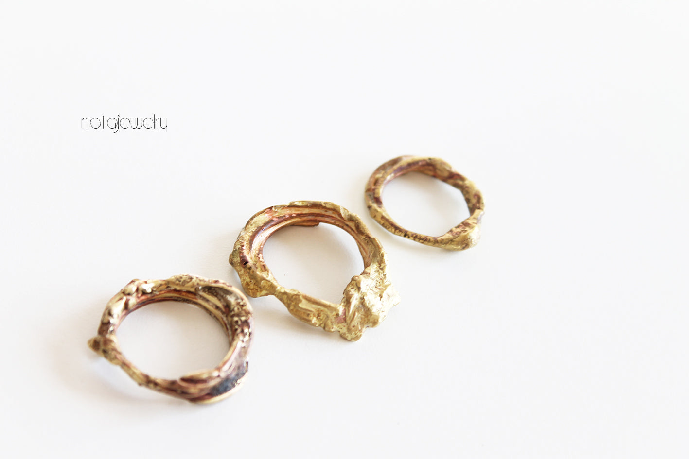 Textured brass Ring / ConFusion vol.11