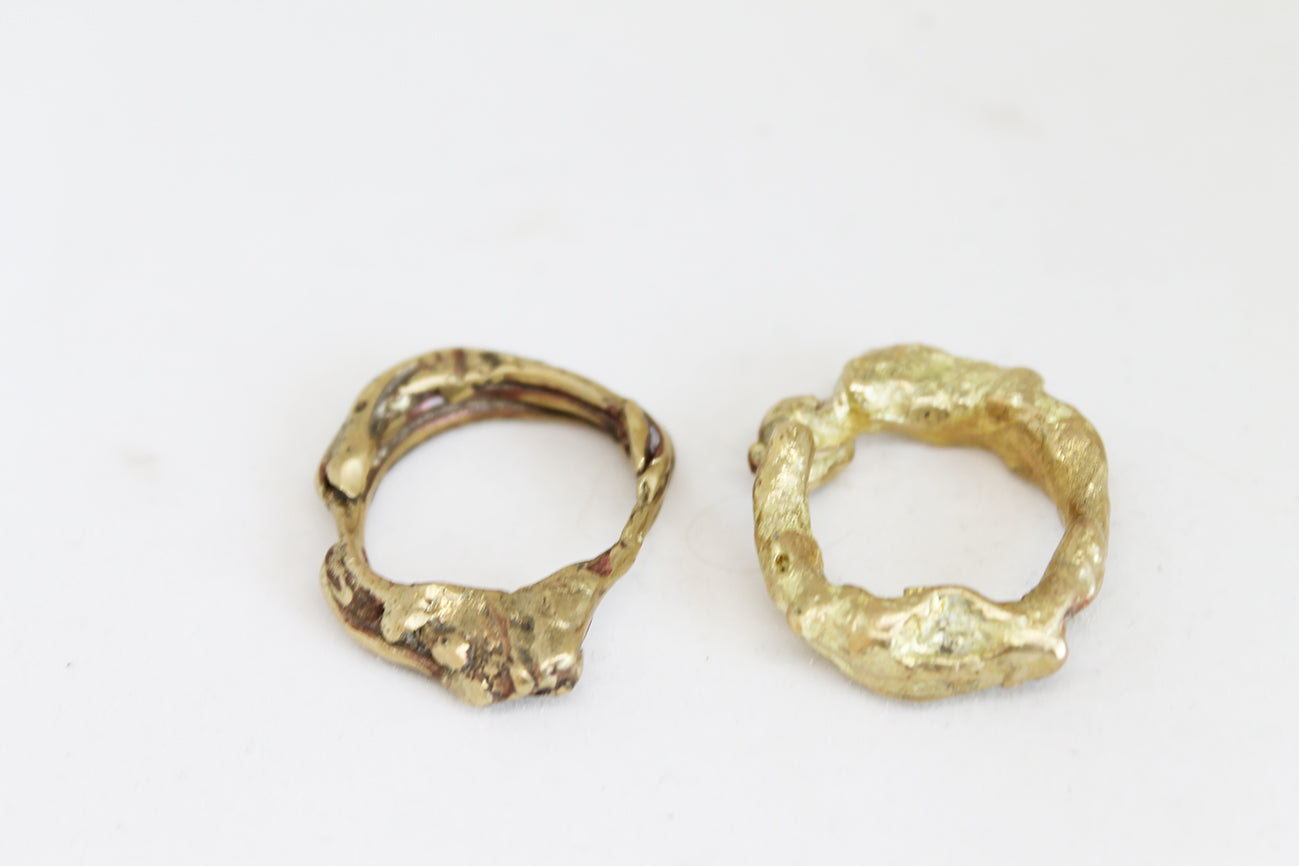 Textured brass Ring / ConFusion vol.11