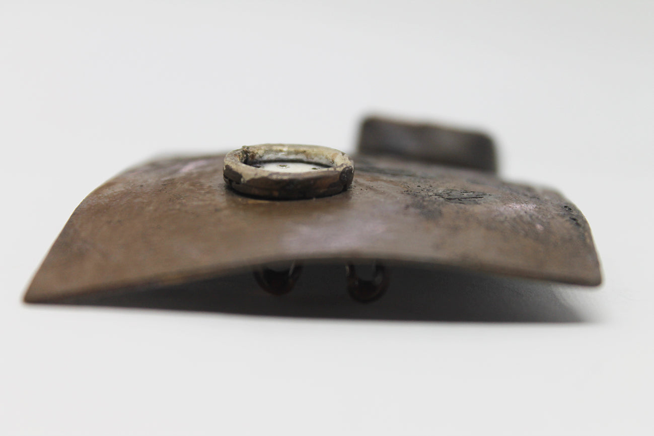 Mixed Metal Unique handmade Brooch