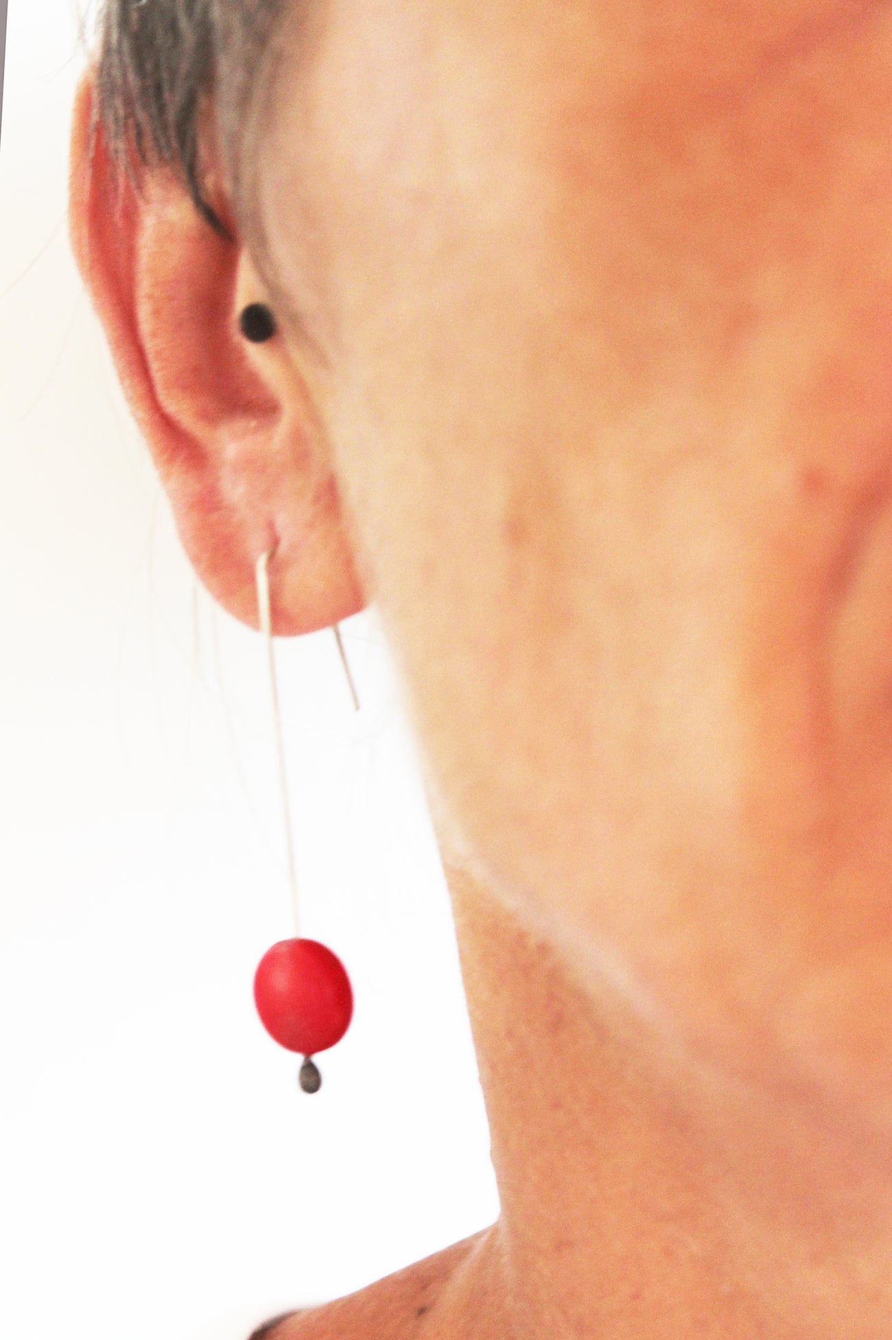 Red Coral Earrings