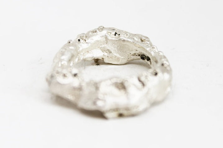 Silver cast Ring