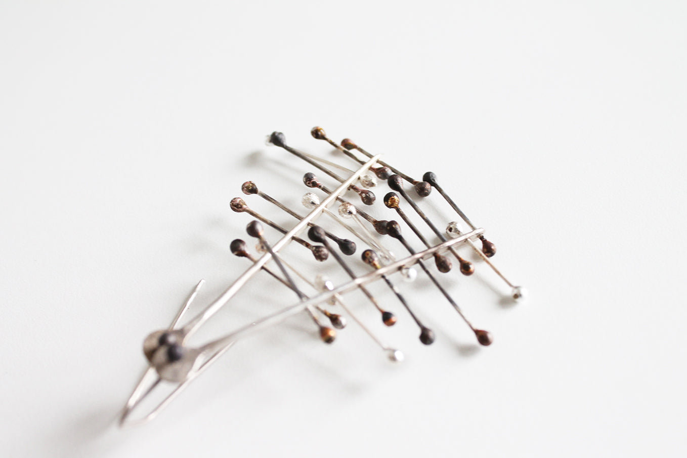 Big Silver dangle Earrings / silver variations