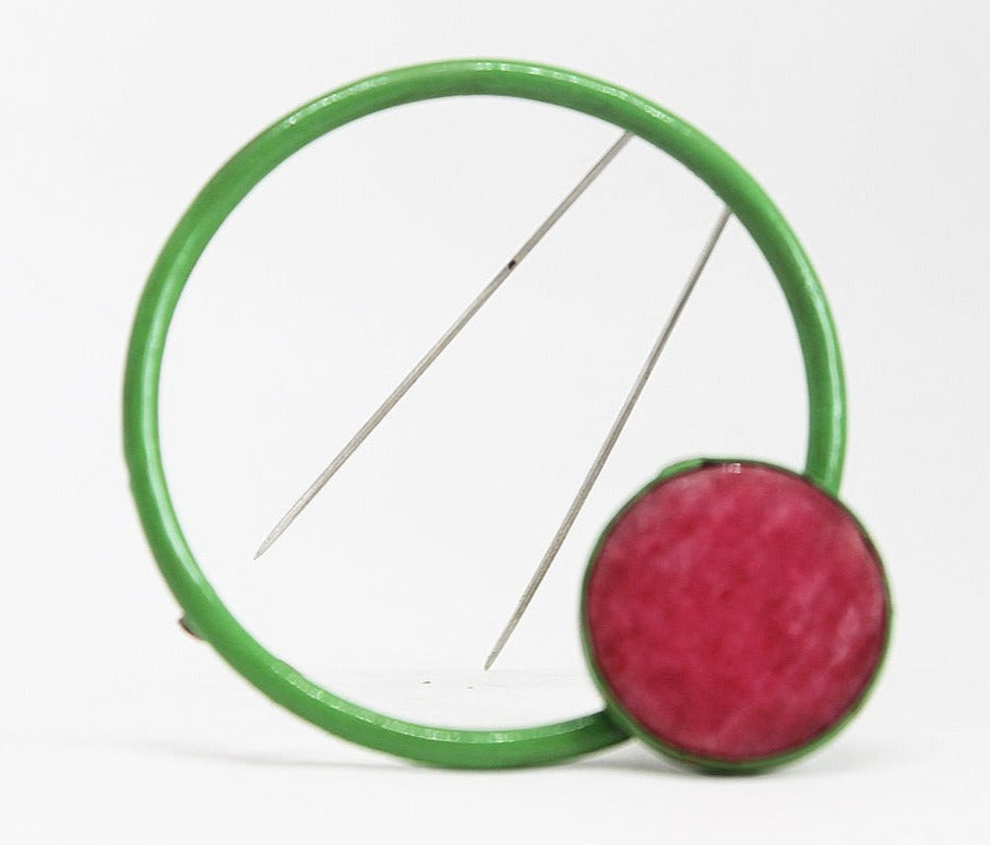 Big Rhodochrosite Brooch