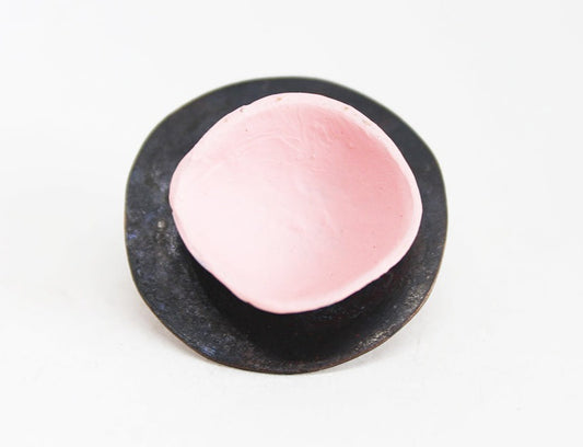 Small pink brooch pin
