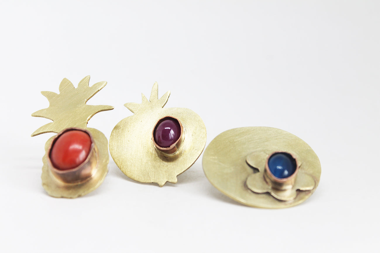 Small Blueberry Brooch