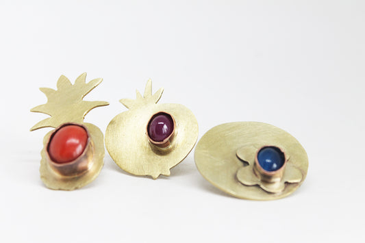 Unique Small Blueberry Brooch