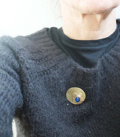 Small Blueberry Brooch