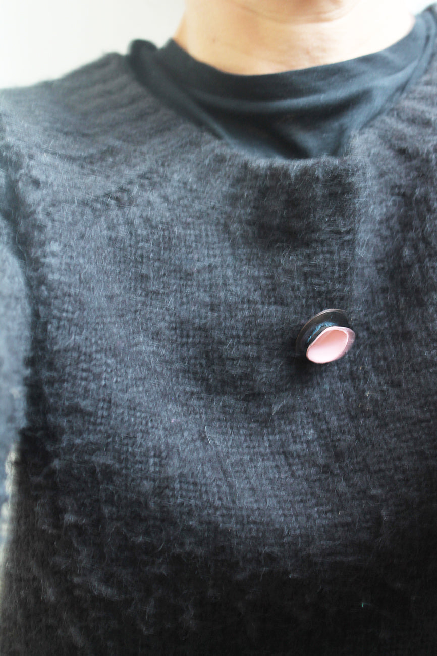 Small pink brooch pin