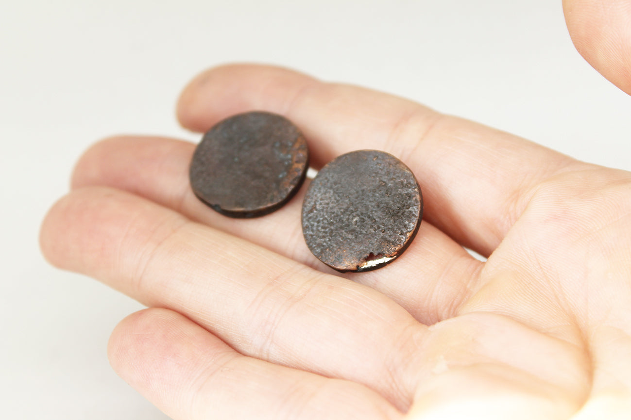 Mixed Metal Art Earrings