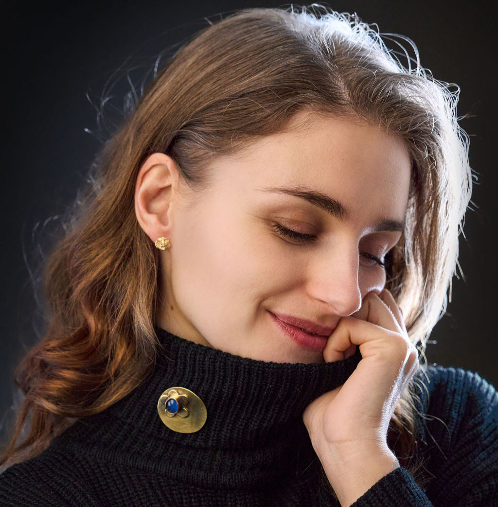 Small Blueberry Brooch