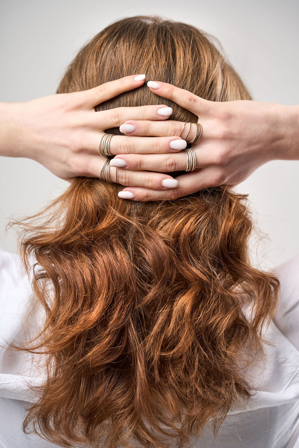 5 u 1 // Set of 5 silver minimal unisex ring