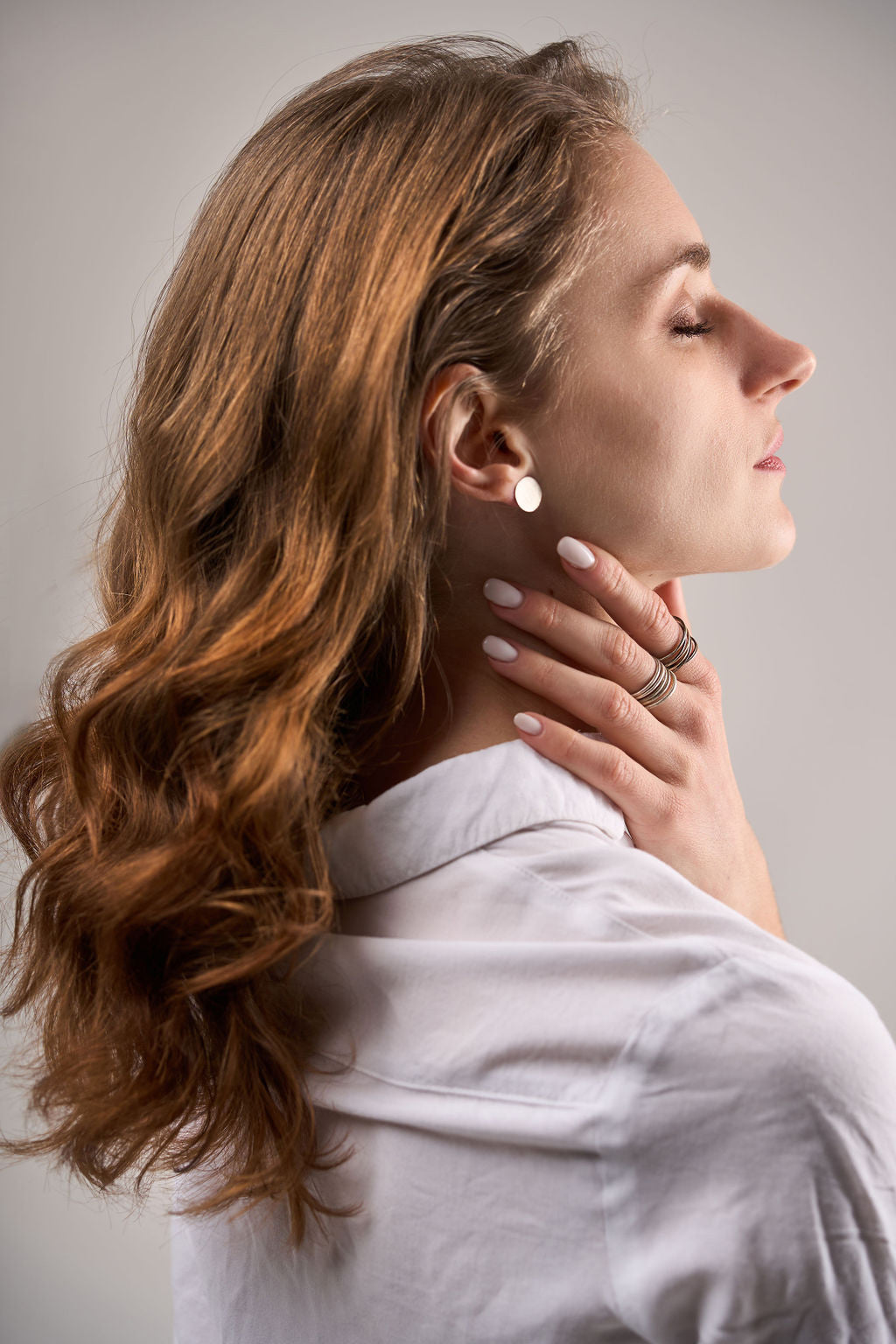 Everyday Silver ❍ earrings // black, matte or sprayed silver