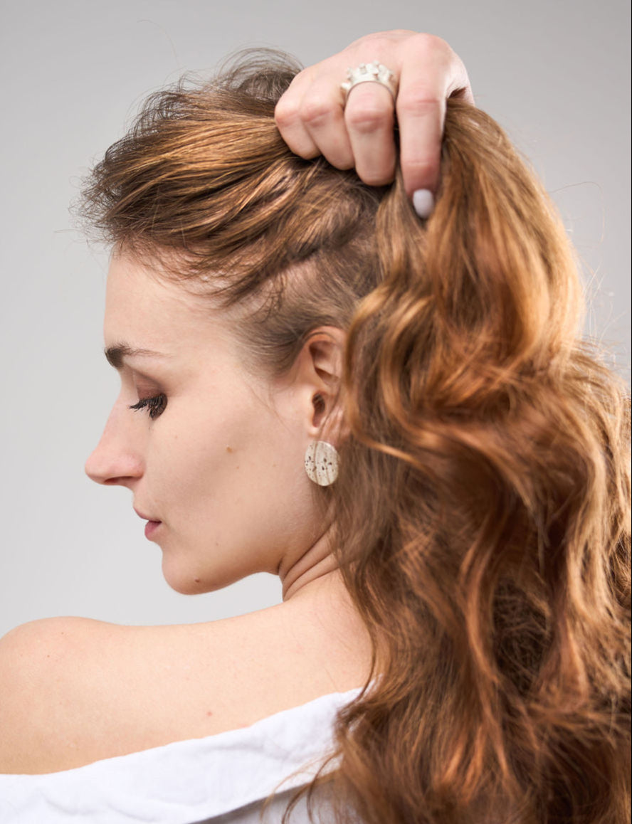 Bold silver spike ring