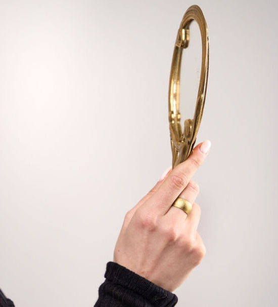 Minimal textured unisex rings / 3 sizes