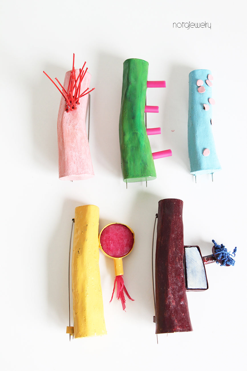 Bold Statement Contemporary Unisex Brooch