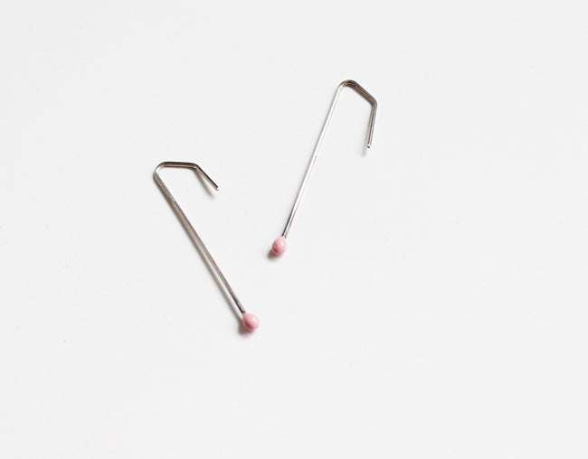 Sweet little tiny Everyday PInk Earrings