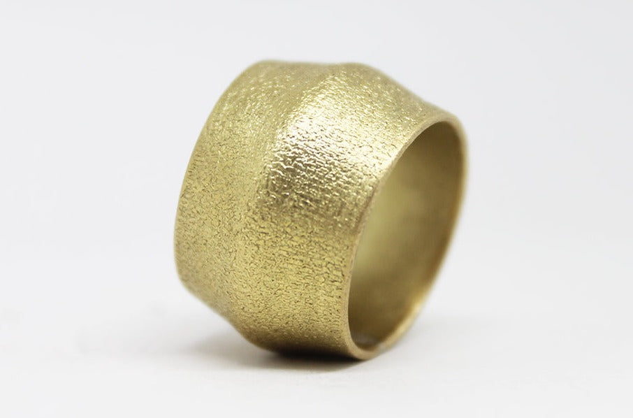 Textured Special Brass Ring