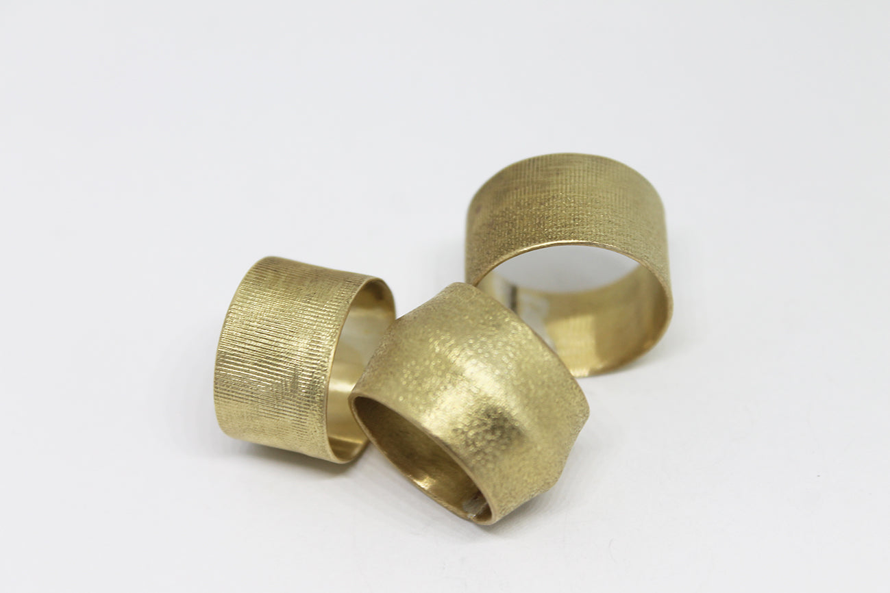 Textured Special Brass Ring