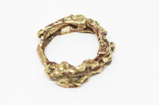 Textured brass Ring / ConFusion vol.11