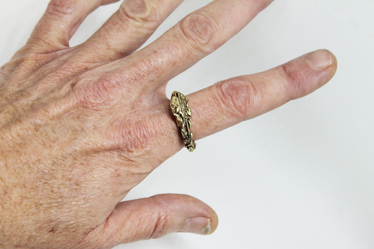 Textured brass Ring / ConFusion vol.11