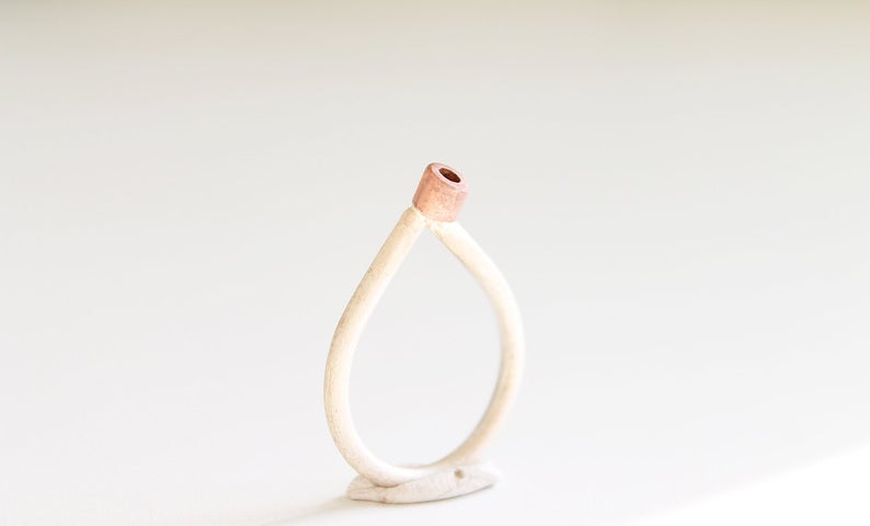 Minimal mixed metal ring // mono or stackable rings