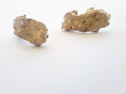 Unique mixed metal textured earrings / Angel's wings