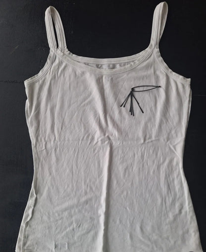 Bold modular silver brooch pin / Black or white