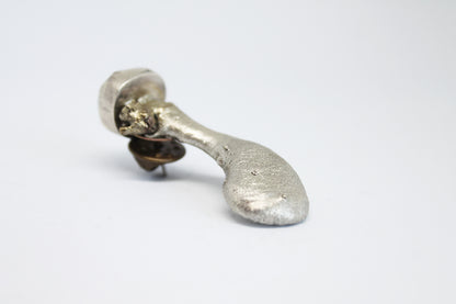"Surprised" Mixed Metal BRooch