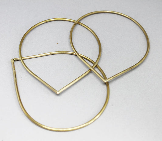 Minimal unisex bangle / brass