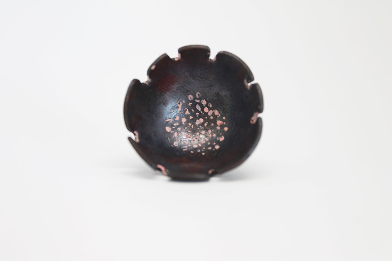 "Kalendarij" / set of 12 unique copper small brooches