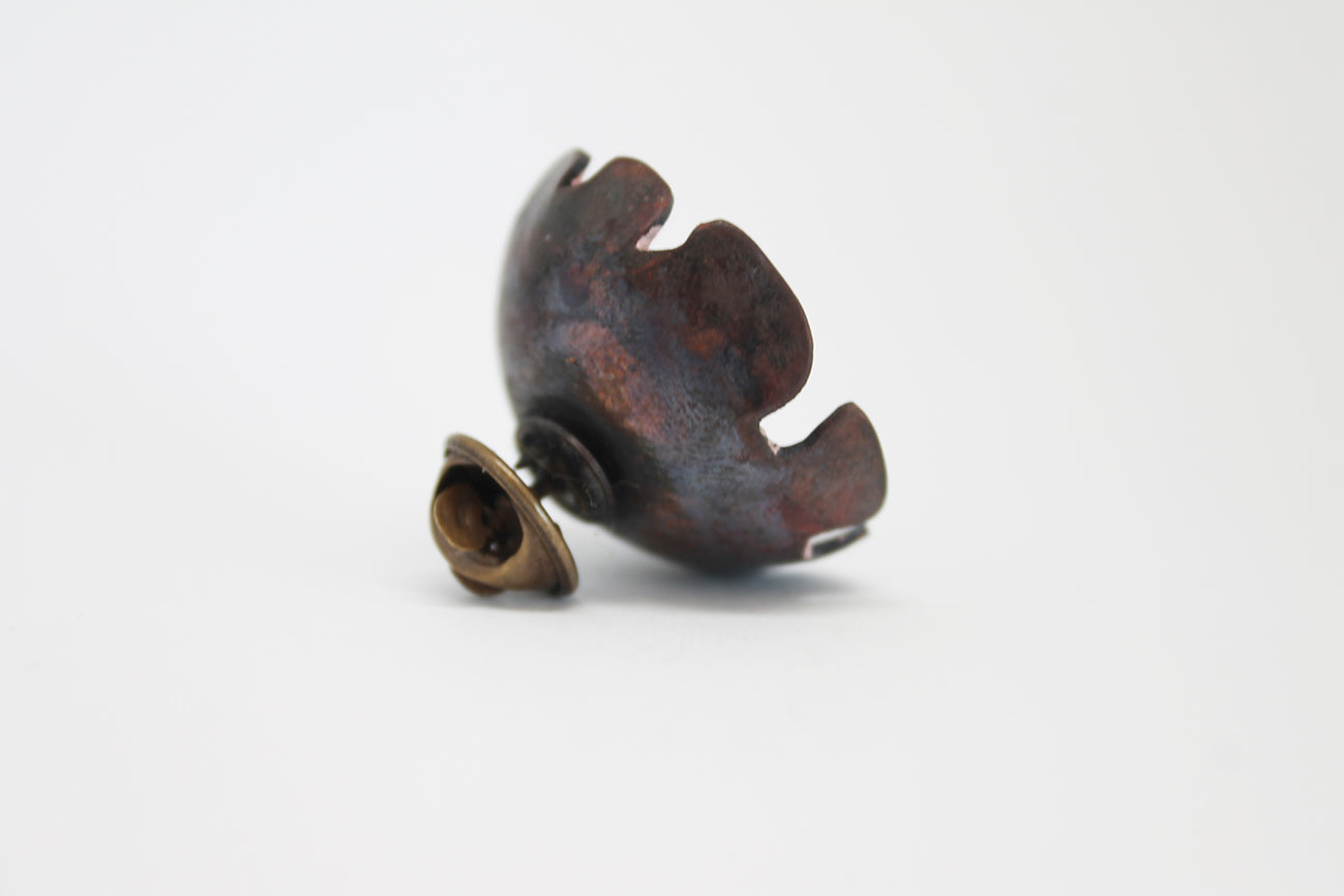"Kalendarij" / set of 12 unique copper small brooches
