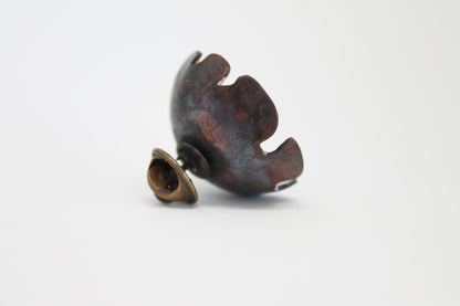 "Kalendarij" / set of 12 unique copper small brooches