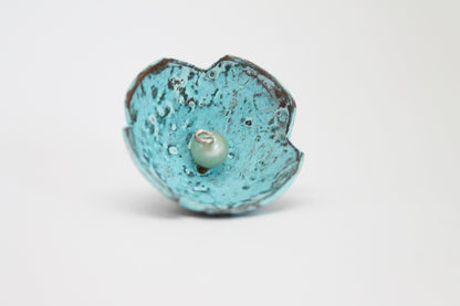 "Kalendarij" / set of 12 unique copper small brooches