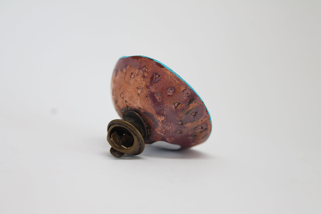 "Kalendarij" / set of 12 unique copper small brooches