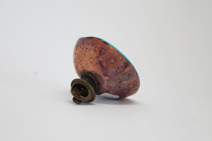 "Kalendarij" / set of 12 unique copper small brooches