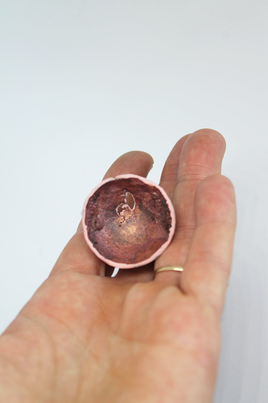 "Kalendarij" / set of 12 unique copper small brooches