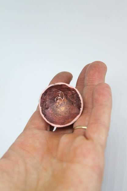 "Kalendarij" / set of 12 unique copper small brooches