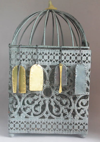 Unique Mixed metal earrings / Morocco collection