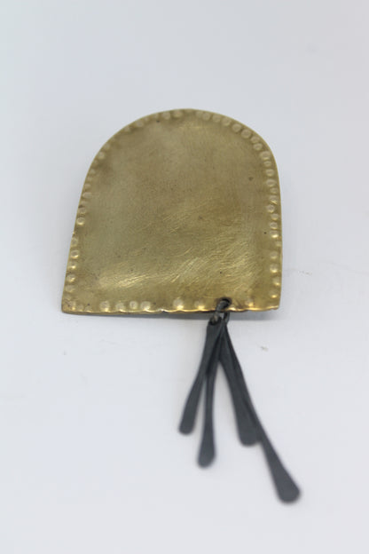 Unique mixed metal unisex brooch / Morocco vol. 1