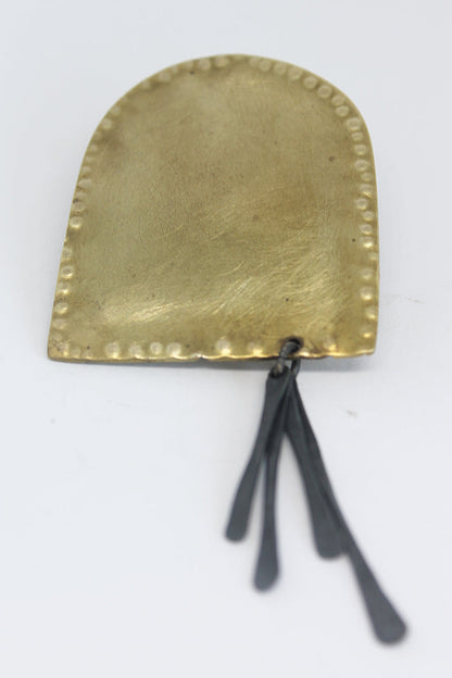 Unique mixed metal unisex brooch / Morocco vol. 1