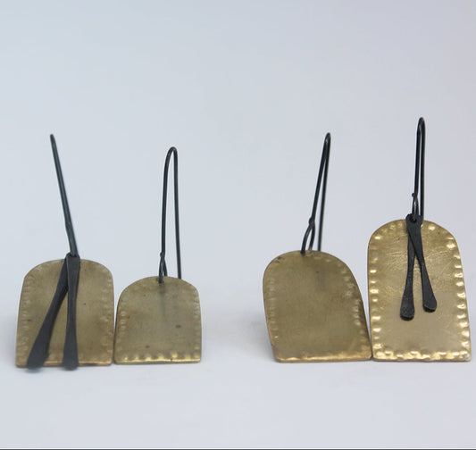 Unique Mixed metal earrings / Morocco collection