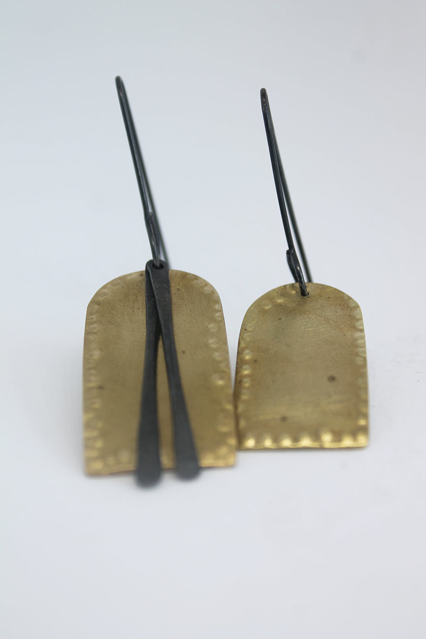 Unique Mixed metal earrings / Morocco collection