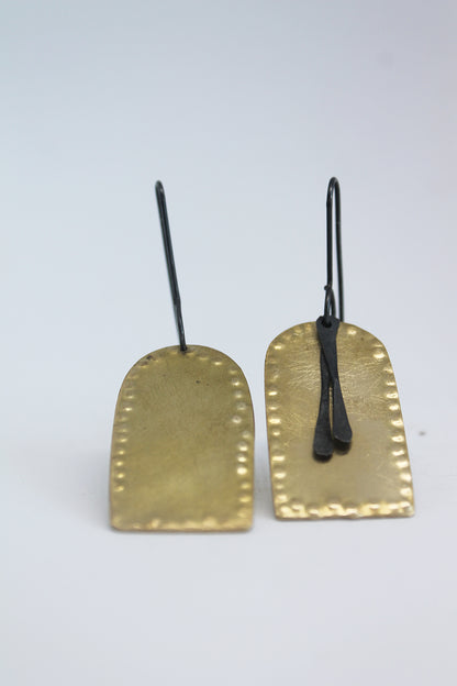 Unique Mixed metal earrings / Morocco collection