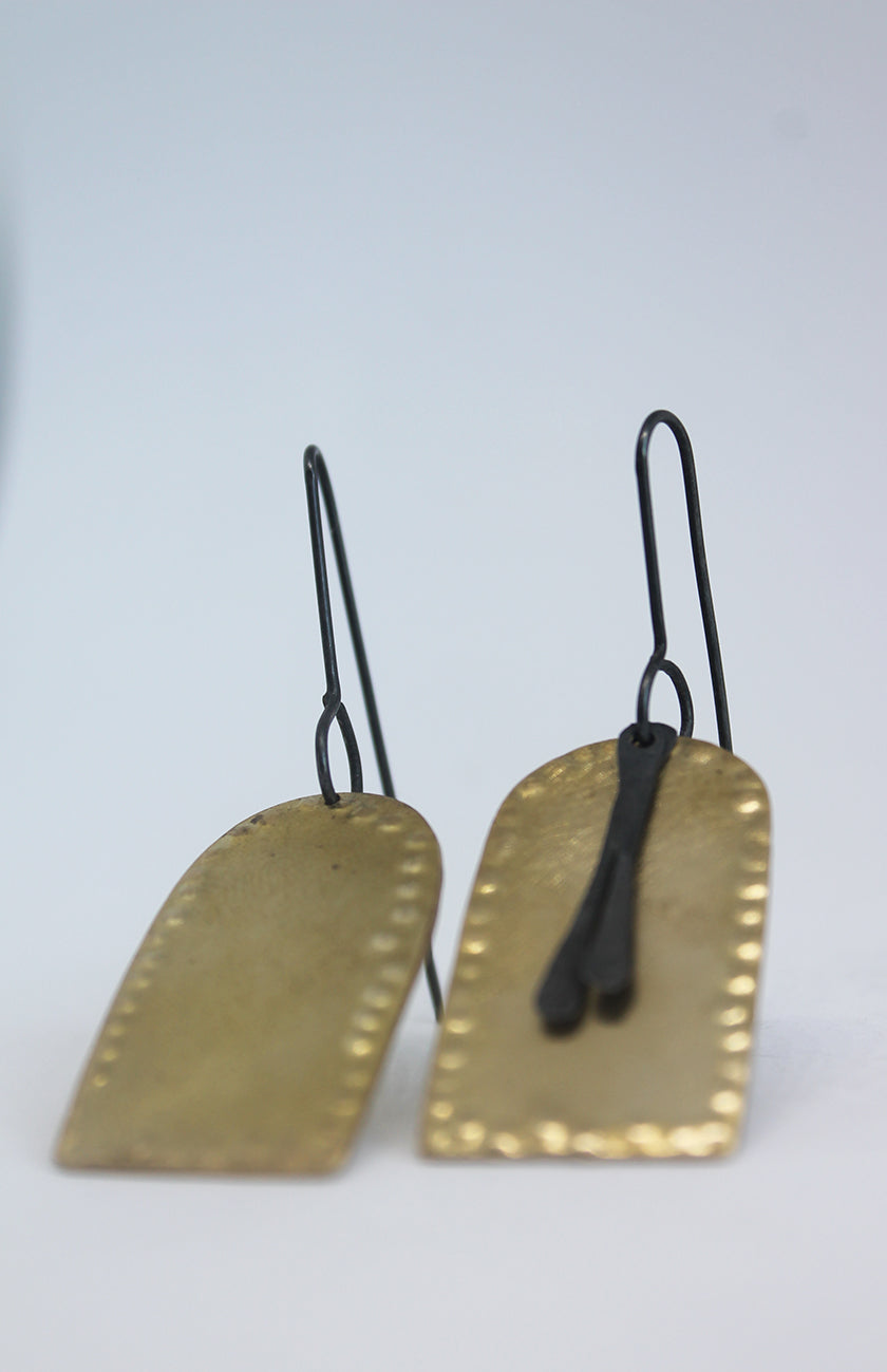 Unique Mixed metal earrings / Morocco collection