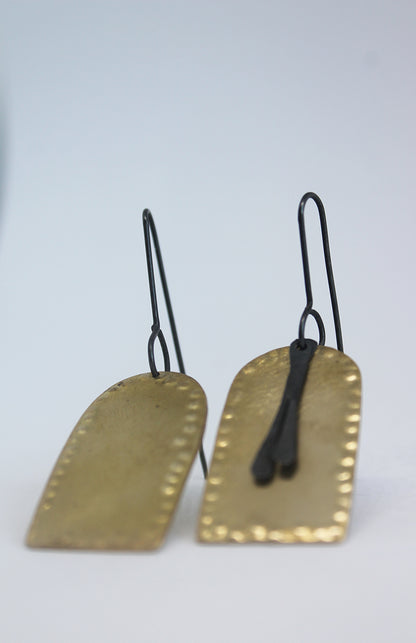 Unique Mixed metal earrings / Morocco collection