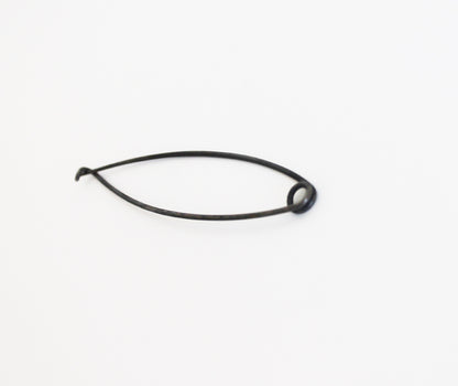 Big Minimal Silver Shawl Pin / Black or Plain Silver