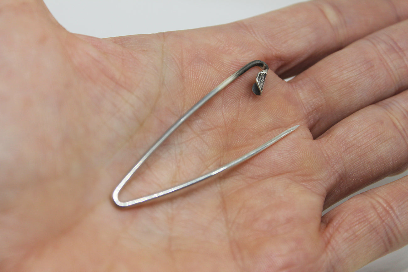 Minimalist Small Silver Pin