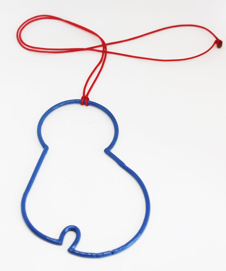 Blue "Buddy" pendant necklace / vol. 1